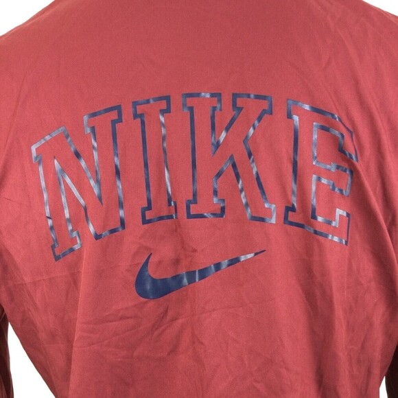 Nike Womens Varsity Style Light Windbreaker Jacket Burgundy Red Small AR3763-677 - Picture 11 of 16